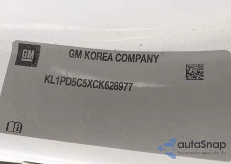 2012 Chevrolet Cruze из США, поврежденный, VIN KL1PD5C5XCK628977